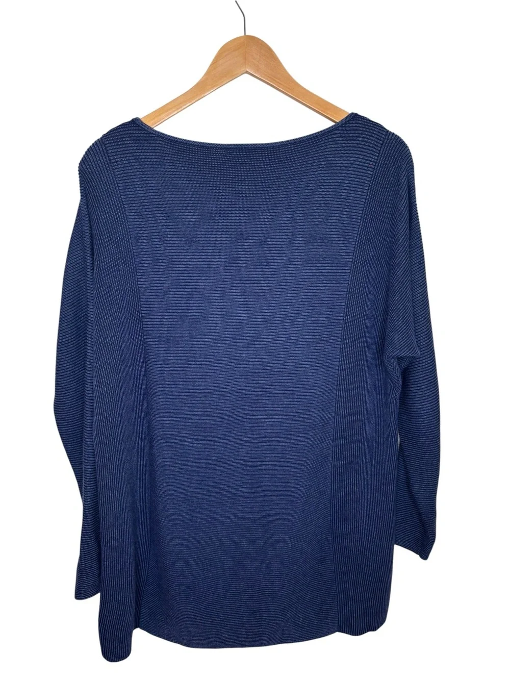 J McLaughlin sweater navy lightweight dolman sleeve size medium